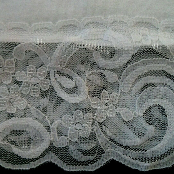 Set of 2 DownEast Basics White Lace Camisole - Picture 3 of 4